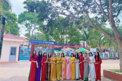 TRƯỜNG MẦM NON MĂNG NON HƯỞNG ỨNG TUẦN LỄ ÁO DÀI 8/3