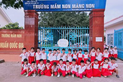 Hoạt động tham quan trường tiểu học của trường Mầm non Măng Non