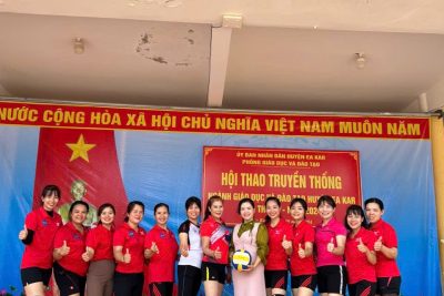 Trường mầm non Măng non tham gia Hội thao truyền thồng ngành Giáo dục và Đào tạo huyện EaKar lần thứ 35 năm 2024