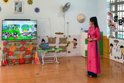 Trường Mầm non Măng non tham gia Hội thi Giáo viên dạy giỏi cấp Huyện bậc học mầm non năm học 2024-2025