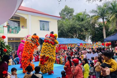 Trường mầm non Măng Non tổ chức Chương trình Xuân yêu thương 2025