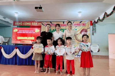 Hội thi rung chuông vàng Tiếng Anh Trường Mầm non Măng Non