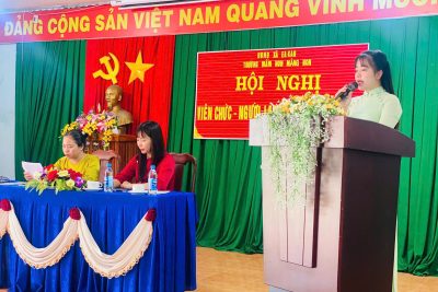 Trường Mầm non Măng Non tổ chức Hội nghị viên chức – người lao động, năm học 2025 – 2026